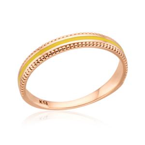 [비앤비골드] 14K 심플 옐로우 에폭시 볼가드 반지 RSS27493