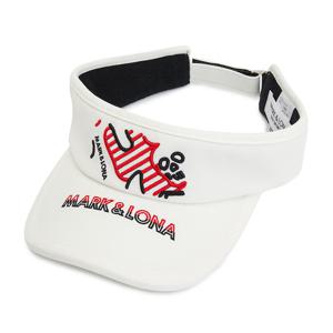 마크앤로나 시냅스 바이저 MLF 4A FC07 WHITE (남여공용)