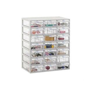 B형 가로3칸 세로7칸 투명서랍 수납함