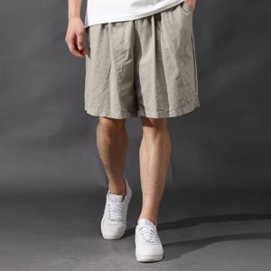 [후앙스] 린넨 벌룬 루즈핏 밴딩 반바지 BDCP5280