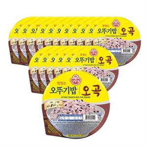 오뚜기 맛있는 오뚜기밥 오곡 210g 18개