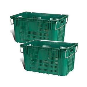 농산물 사각 플라스틱 상자 과일 운반 바구니 5개