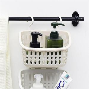 키밍 수납 정리 바구니 후크 연결 걸이  살구 대형