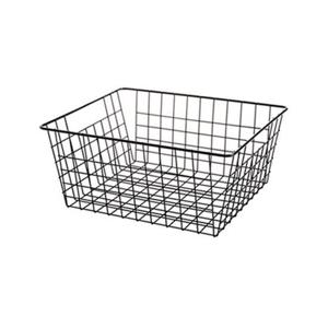 라이프토템 철제 멀티선반 대 블랙 다용도 수납바구니