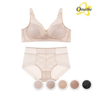 오모떼 텐셀 더블 풀커버 브라팬티 2종/택일