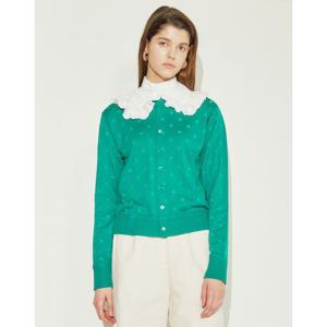 라움 여성  MUVEIL 그린 탈착카라 면혼방 가디건 CWSW2E198E2