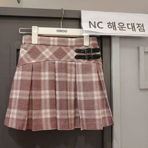 [오후]가을신상~ 체크 주름스커트 OHWH24852