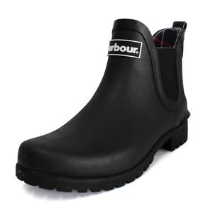 바버 레인부츠 숏 윌튼 웰링턴 레인부츠 블랙 LRF0066BK11