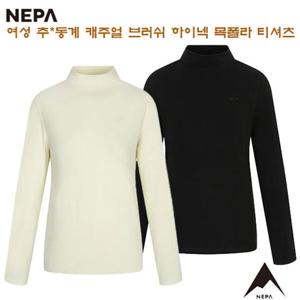 [네파][티셔츠 목폴라](7J85349)_여성 가을겨울 브러쉬 하이넥 목폴라 티셔츠
