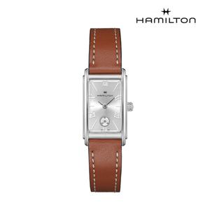 [해밀턴]H11221550 아메리칸 클래식 아드모어 쿼츠 여성시계 브라운 가죽 스트랩