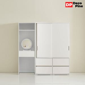 데코파인 디나 슬라이딩 옷장 1800 I세트 화장대 서랍형 미닫이