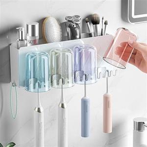 욕실 칫솔 면도기 양치컵 치솔 걸이 거치대 꽂이 선반