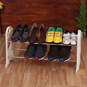 동영 오픈신발장 2단 화이트  정리대 슈즈렉 수납