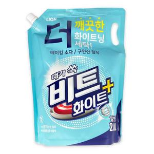 IS-SA 비트 화이트플러스 액체세제 2리터 일반용 리필