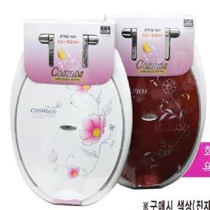 (SM)화이트 와인 중형 U자형 변기커버