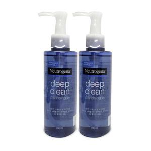 뉴트로지나 딥 클린 클렌징 오일 200ml 모공케어 2개 Ss