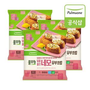 [풀무원]풀무원 달콤쫄깃네모유부초밥 330g x 3개