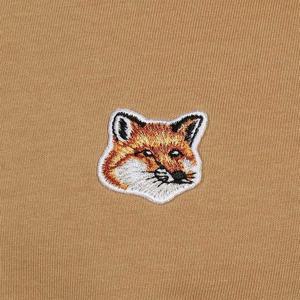 메종키츠네 폭스헤드 반팔티 베이지 AM00103KJ0008-P220