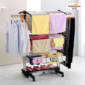 위즈홈 더블퀸 라운드 6단 빨래건조대