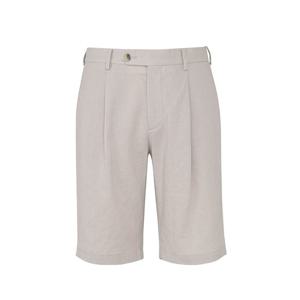 [페라로밀라노] (정가179000) 린넨 스트레치 반바지 라이트베이지 (AM0DSL26351)