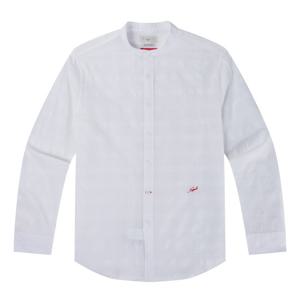 [페라로밀라노] (정가159000) 솔리드 시어서커 헨리넥 셔츠 화이트 (AM0DWS23131)