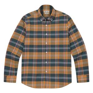 [페라로밀라노] (정가179000) 린넨 혼방 멀티 체크 셔츠 오렌지 (A0C815166)