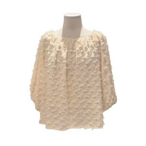 [비지트인뉴욕]백리본 셔링 블라우스A7SS7R