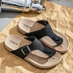 [라일리] Rly 베이직 세련된 스타일 자연스러운 굽 남성용 쪼리