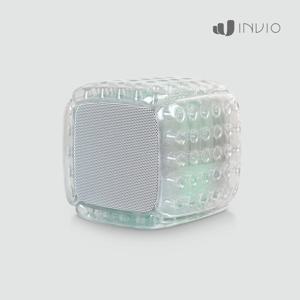 인비오 휴대용 블루투스스피커 방수 스피커 TWS AIR MINI 화이트