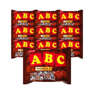 롯데 ABC 초콜릿 72g x 10개