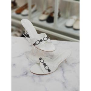 [한슈]한슈 세이브존07 오픈토 버클 뮬 미들힐 HS696653sn (1120