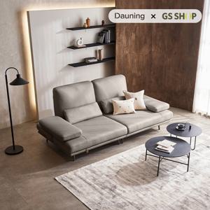 [12/18 20시 라이브 상품권 5만][다우닝] 플라나 3인 스윙 전체 천연가죽 소파