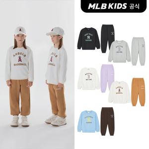 [역시즌][택가119,000원][MLB키즈 공식] 24FW 바시티 맨투맨 세트 (5color) 7AS2V0244