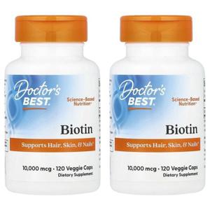 해외배송 Doctors Best 닥터스베스트 비오틴 10000mcg 120정 2개