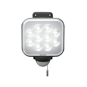 무사시 RITEX 프리 암식 LED 센서 라이트(12W×1등) [콘센트식] 방우형 LED-AC1012