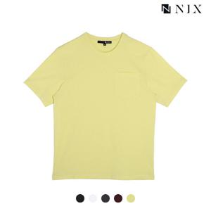 [닉스][닉스]남성 26수 오가닉 싱글 포켓 티셔츠_FNOMCTR103P