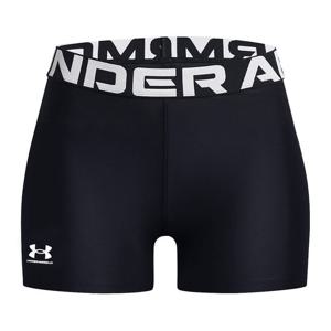 언더아머 여성 히트기어 러닝 레깅스 쇼티 기능성 숏 타이즈 블랙 1383629-001