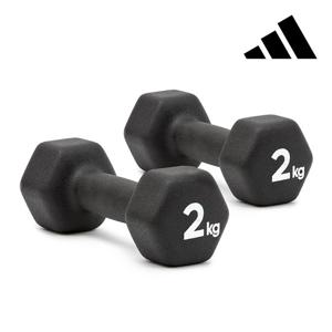 아디다스 육각 아령 2kg 세트 덤벨 바벨 푸쉬업바 팔운동