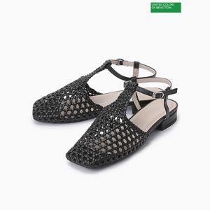 베네통 메쉬 세미 스퀘어 샌들 BCSH01341_BK