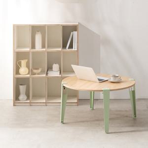 리바트 세계가구 프리즘 원형 테이블 클램프세트