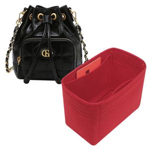 퀼팅 소가죽 미니크로스 버킷백 호환 이너백 헤지스 HIWA4E756BK