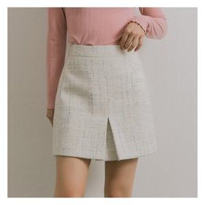 [미쏘][미쏘]트위드 맞주름 미니스커트(MIWWHB211G)