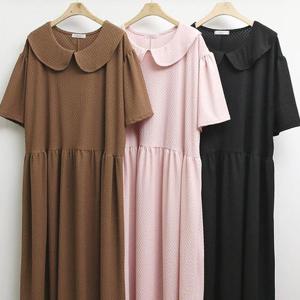 메디라운드반팔원피스 407S489S 빅사이즈 여성의류