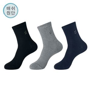 [BYC] 발목 패턴 남성 중목 망사양말 10매입 세트 SMS6238