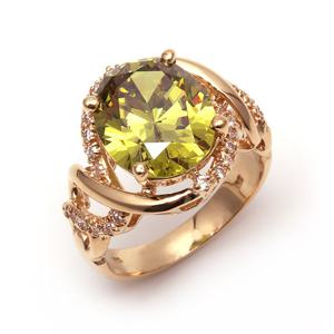 [비앤비골드] 14K 반지 페리도트 골드링 여성금반지 RSS1105