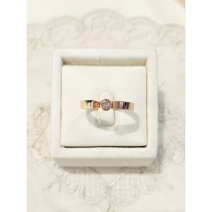 미니골드 14k DIA 천연 1부 너랑나랑 여성반지 RJUC4022D