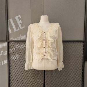 르니앤맥코이 시스루레이스블라우스 ML09BL773