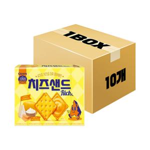 크라운 치즈샌드 리치 180gx10개