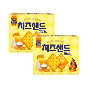 크라운 치즈샌드 리치 180gx2개