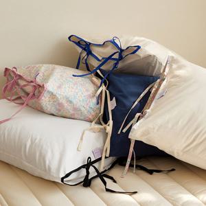 러브바인더 60수 고밀도순면 리본 베개커버 5종